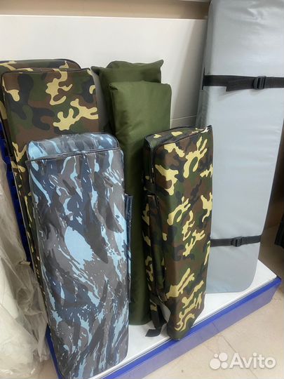 Мягкие накладки на сидения лодки.комплект с сумкой