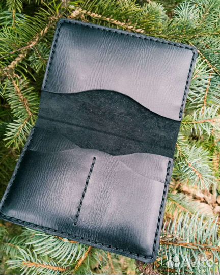 Кожаная обложка для паспорта