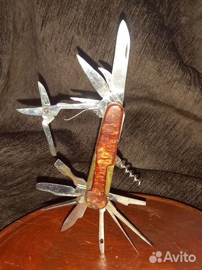 Старинный перочинный ворсовский нож СССР