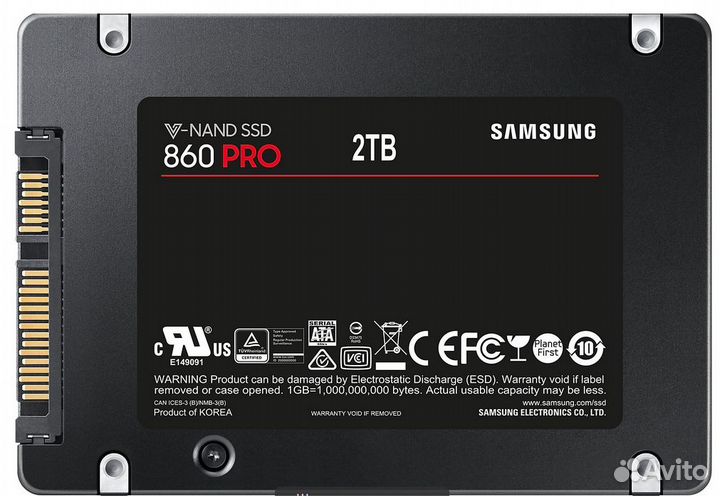SSD 2Tb Samsung 860 Pro SATA