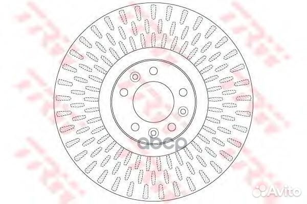 Диск тормозной передний DF6427S TRW
