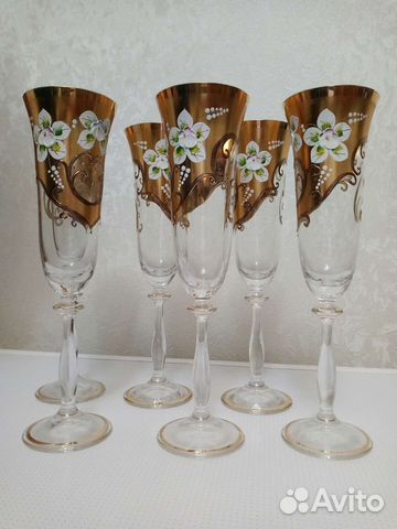 Фужеры хрустальные