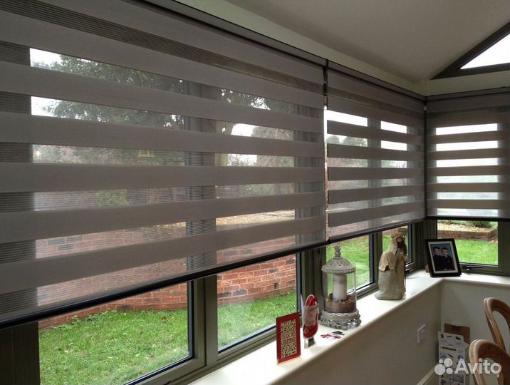 Рулонные шторы день, ночь