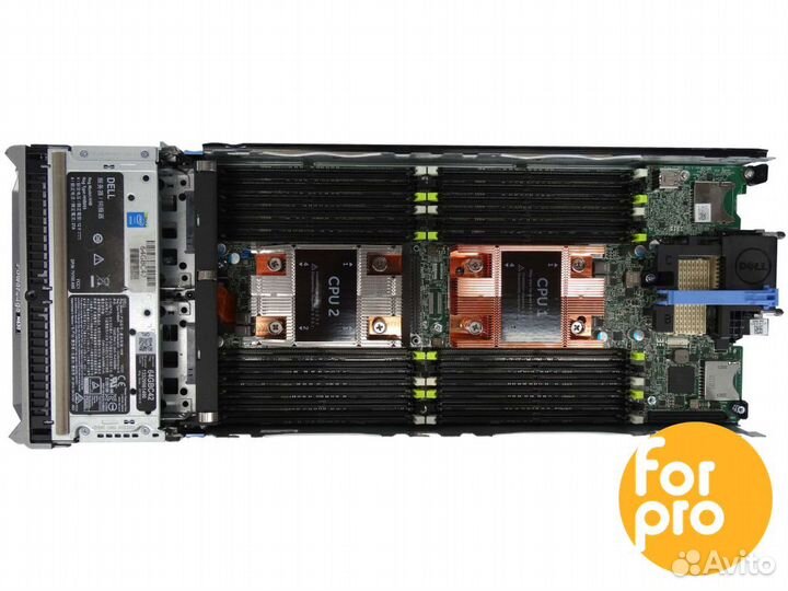 Лезвие dell M630 2xE5-2687Wv3 256GB, SATA