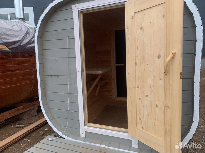 Баня-бочка квадро с доставкой