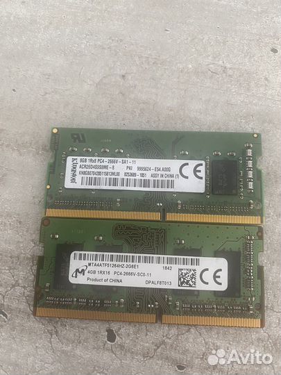 Оперативная память для ноутбука ddr4 12gb 2666