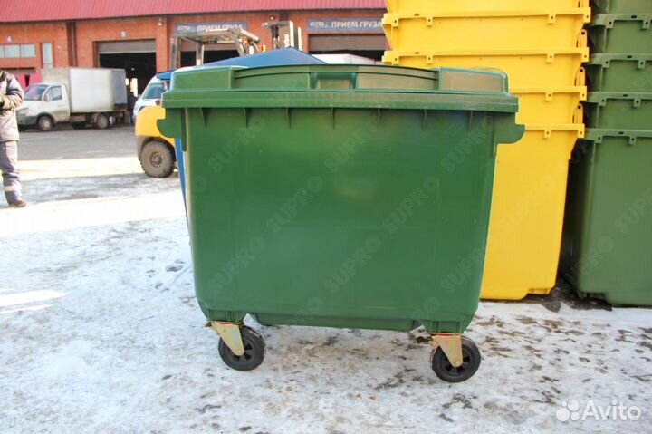 Мусорный евроконтейнер 660л Ш7463