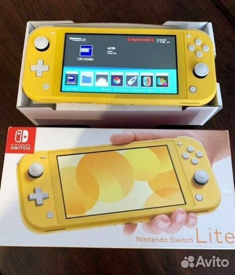 Новая Nintendo switch lite прошитая 128 гб