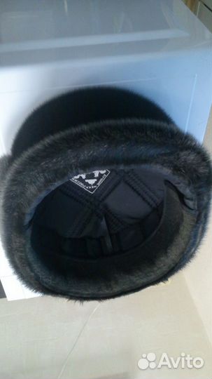 Мужская зимняя шапка из нерпы