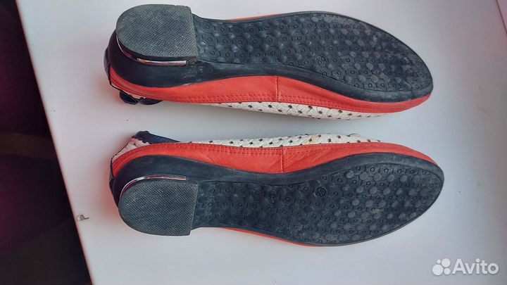 Кожаные туфли 37.5