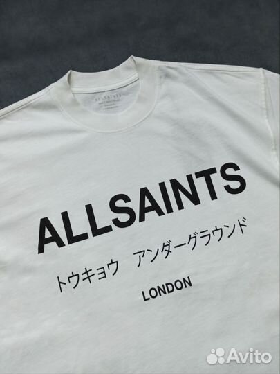 Футболка AllSaints Laser Logo Oversized орининал