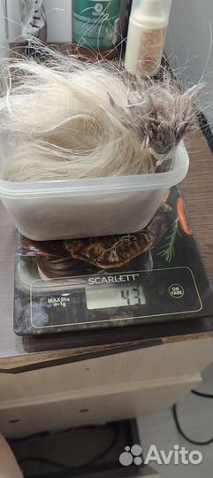 Волосы для наращивания холодный блонд