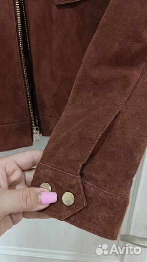 Замшевая куртка mango 46-48