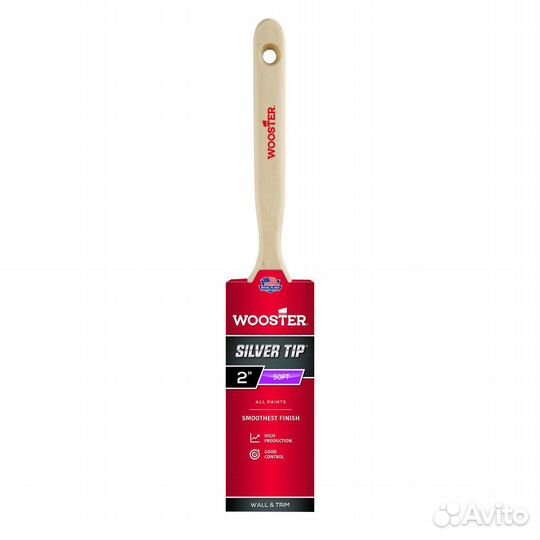 Кисть Wooster Silver TIP Flat 5.08 см