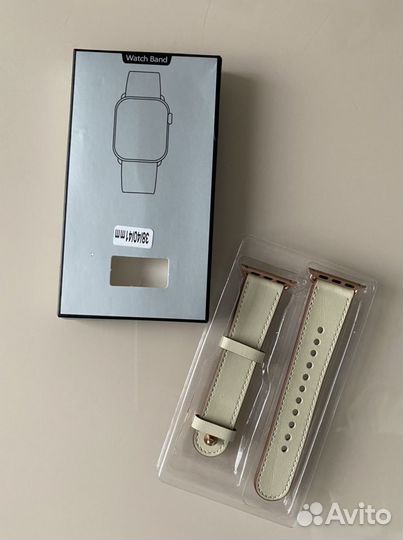 Кожаный ремешок apple watch 40мм