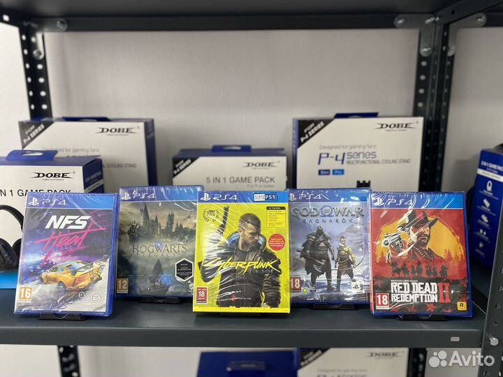 Игры PS4. Gta5, God Of War, Hogwarts, UFC и т.д