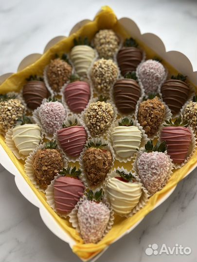 Клубника в шоколаде. Набор ко дню Матери