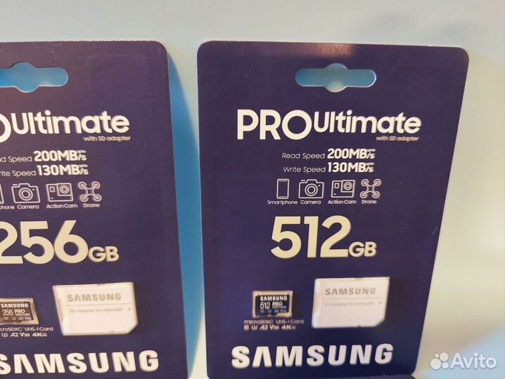 Карта microSD Samsung Ultimate Pro 128/256/512