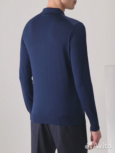 Поло из шерсти и шелка Castangia