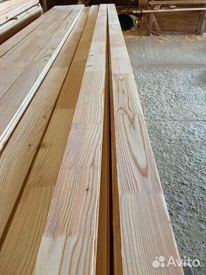 Доска лиственница 25х200х6000мм, гост