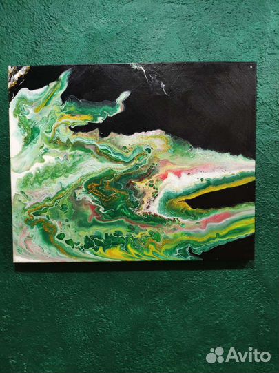 Картина флюидарт интерьерная