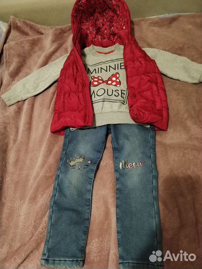 Комплект весенний на девочку 104