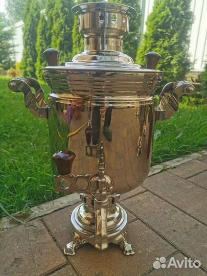 Самовар 7л на дровах(шишках)