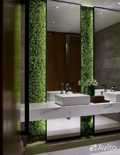 Панно из стабилизированного мха озеленение