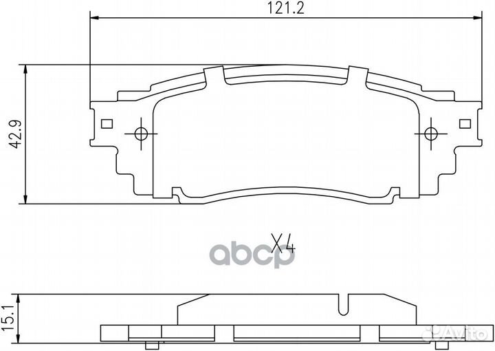 Колодки тормозные toyota camry (V70) /C-HR/RAV4