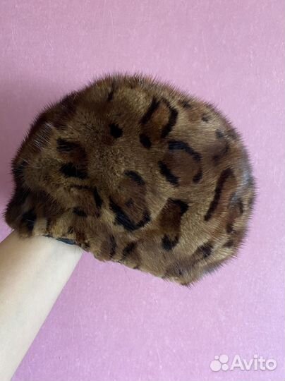 Шапка норковая берет