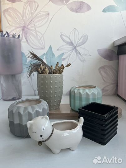 Кашпо для цветов, кактусов, суккулентов