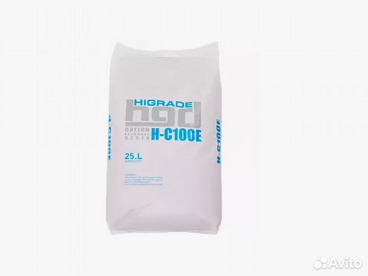 Смола ионообменная higrade H-C100E 25л