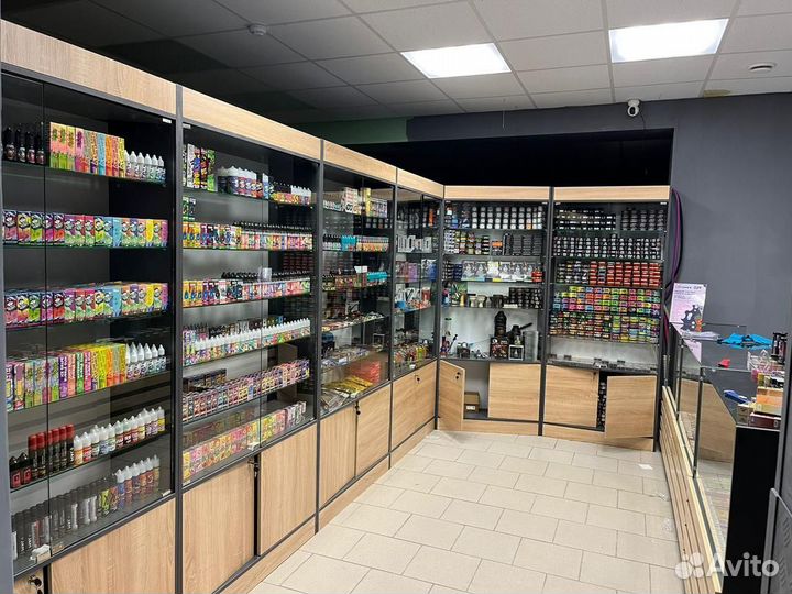 Витрины стеклянные для табака