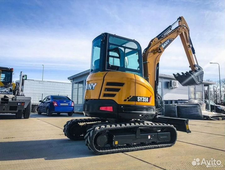 Мини-экскаватор Sany SY35U, 2023