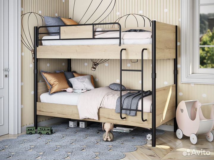 Кровать двухъярусная дельта Лофт-20.02.04