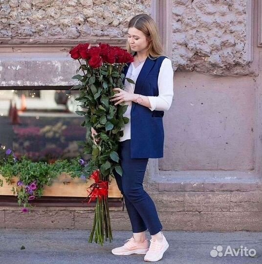 Высокие розы Гигантские розы 110 Доставка цветов