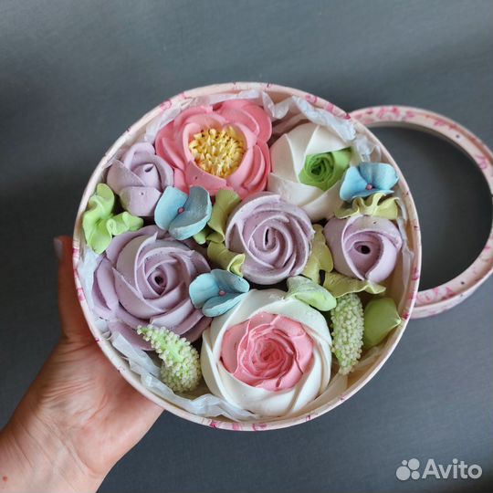 Зефирные цветы