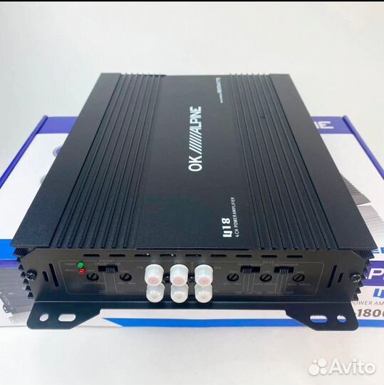 Усилитель Alpine ok 4 канала 1800W