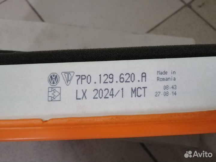 Фильтр воздушный двс porsche