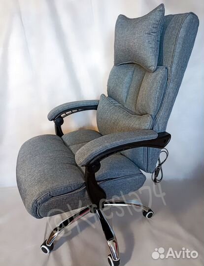 Компьютерное кресло с вибро массажем. Новое