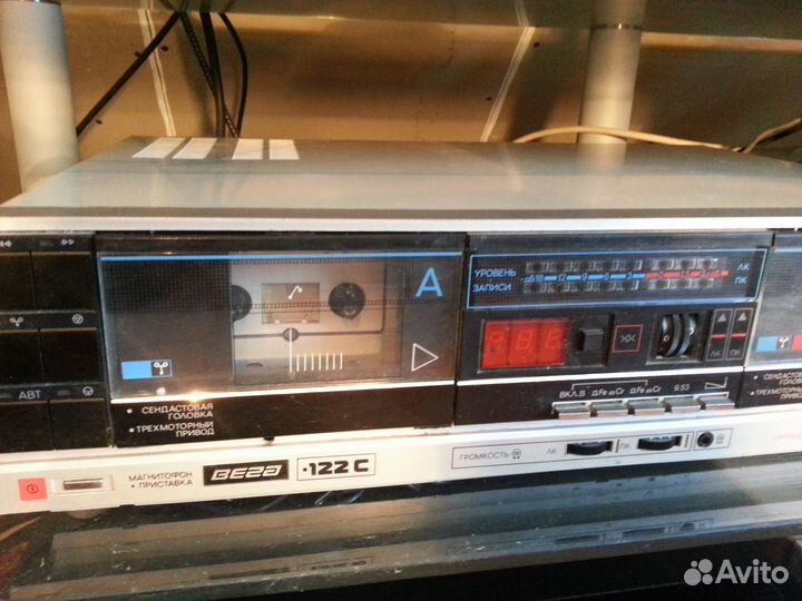 Кассетная дека вега 122 с