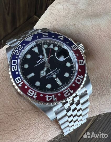 Часы Rolex GMT Master II 40mm Steel Pepsi 126710 b