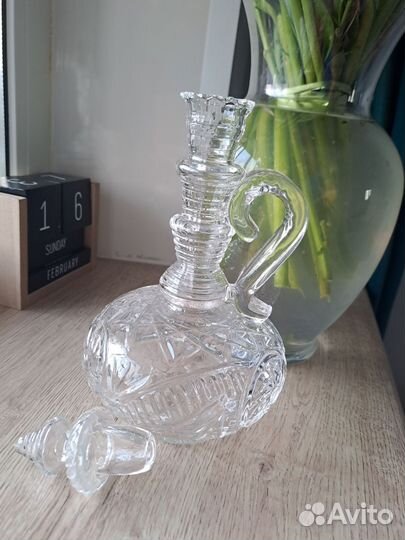 Хрустальный графин бу СССР