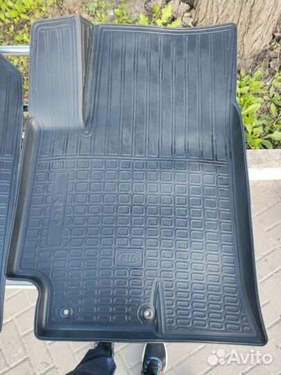 Коврики ворсовые и резиновые kia rio 4