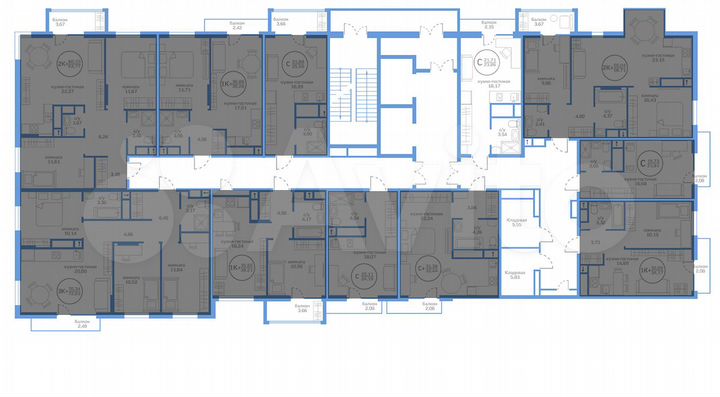 Квартира-студия, 21,7 м², 11/20 эт.