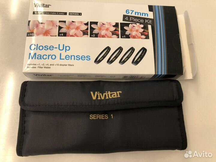 Набор макрообъективов для крупного плана Vivitar