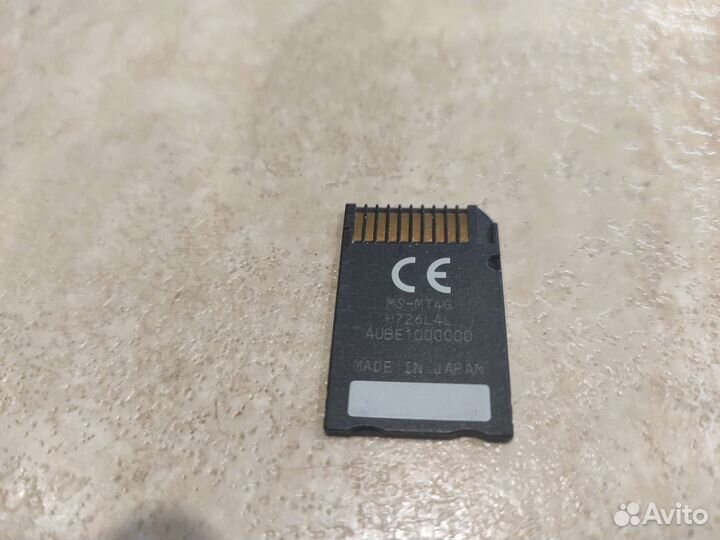 Карта памяти sony memory stick pro duo 4gb