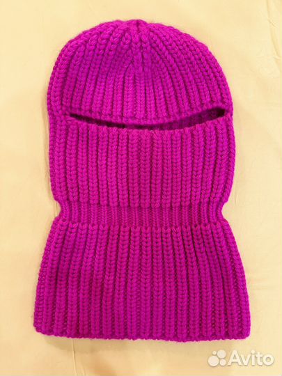 Балаклава вязаная женская новая 70 проц шерсть