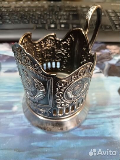 Подстаканник никелированный СССР