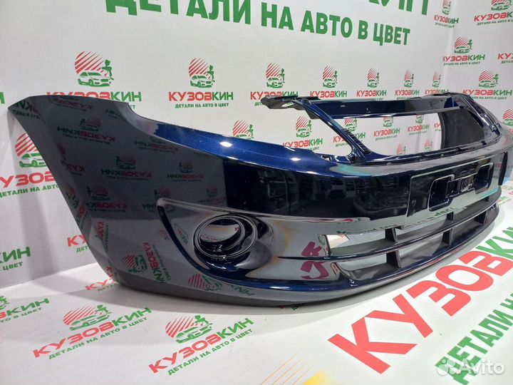 Бампер передний гранта 2190 темно синий - 471